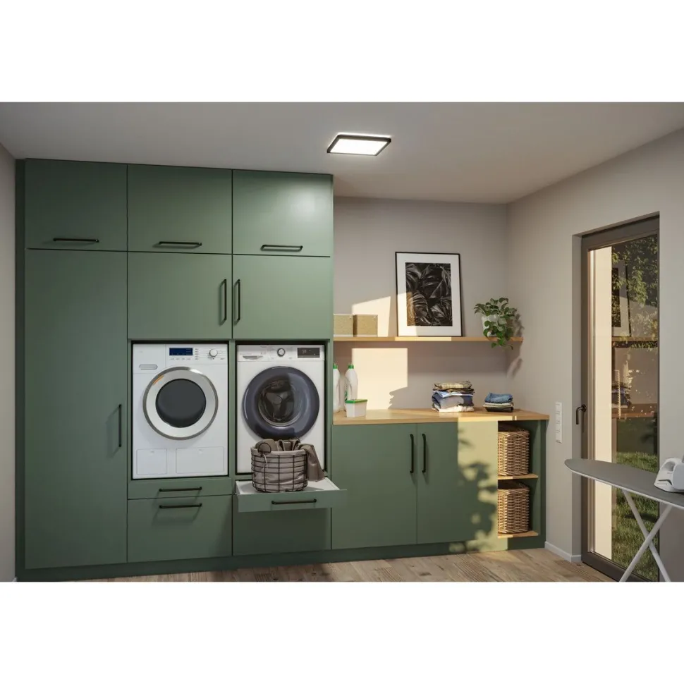 LED-paneeli Paulmann Atria Shine, kulmikas, IP44, 3000-6500K, eri kokoja