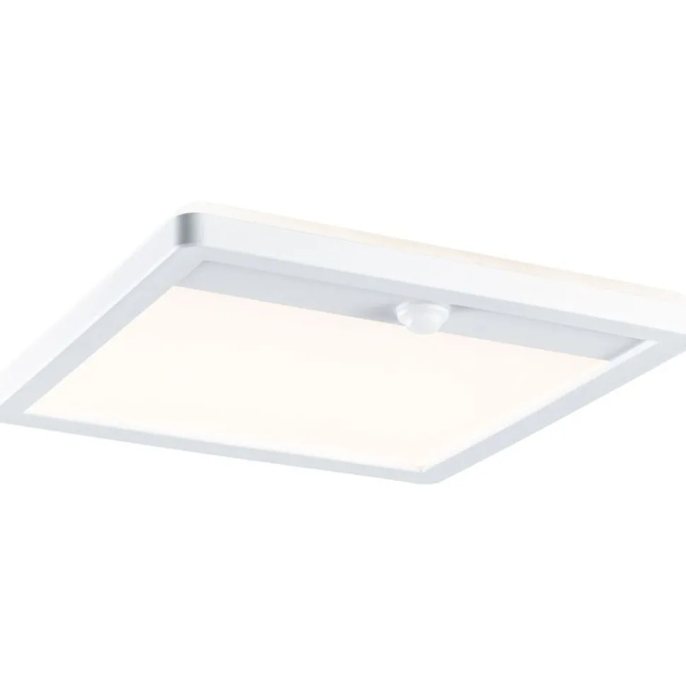 LED-paneeli ulkokäyttöön Paulmann Lamina, IP44, 25x25cm, liiketunnistin, hämärätunnistin, säädettävä värilämpötila, eri värejä