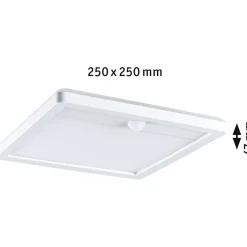 LED-paneeli ulkokäyttöön Paulmann Lamina, IP44, 25x25cm, liiketunnistin, hämärätunnistin, säädettävä värilämpötila, eri värejä