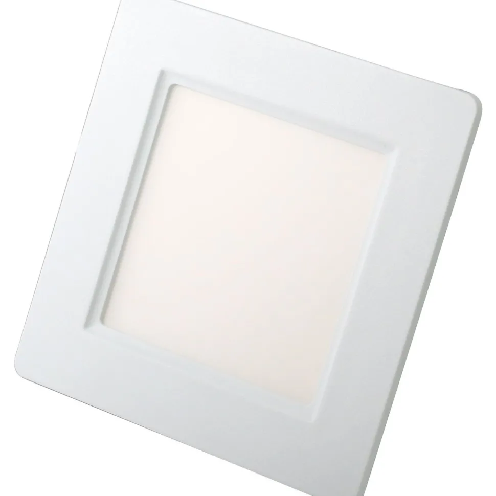 LED-paneelivalaisin Led Energie, 6W, 370lm, 3500K, 120x120mm, neliö, sisäänrakennettu liitäntälaite