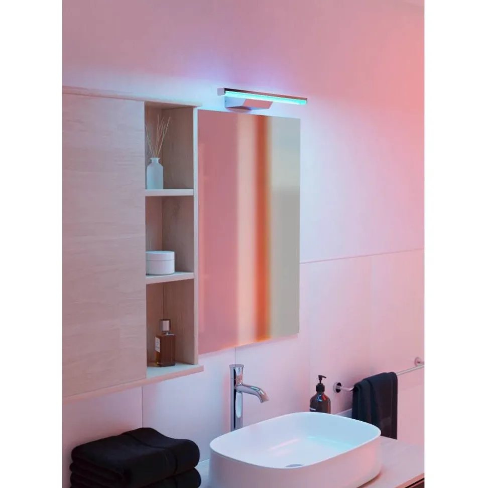 LED-peilivalaisin Eglo Regello-z connect.z 60cm, säädettävä värilämpötila, himmennettävä, IP44, seinään tai peilikaapin päälle