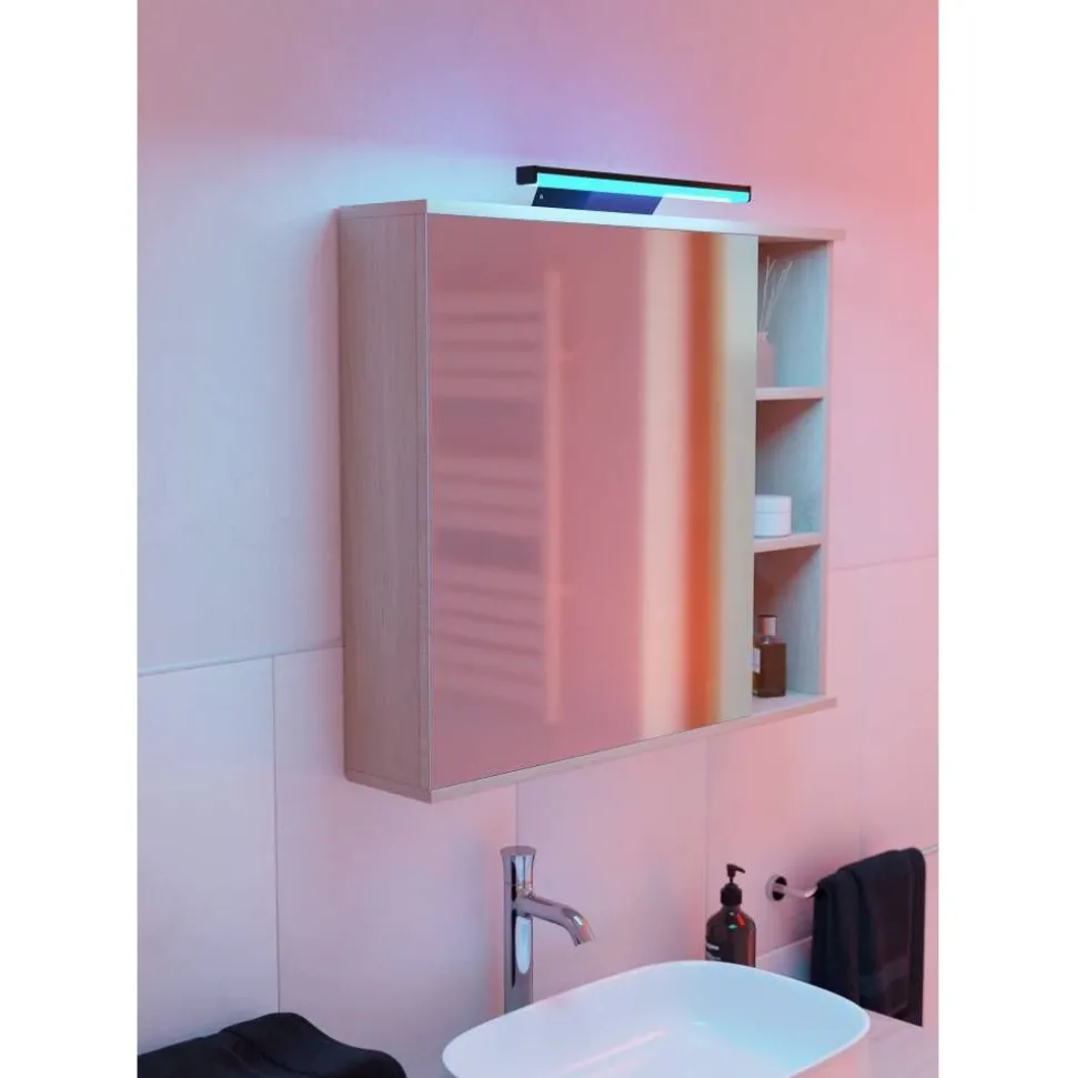 LED-peilivalaisin Eglo Regello-z connect.z 60cm, säädettävä värilämpötila, himmennettävä, IP44, seinään tai peilikaapin päälle