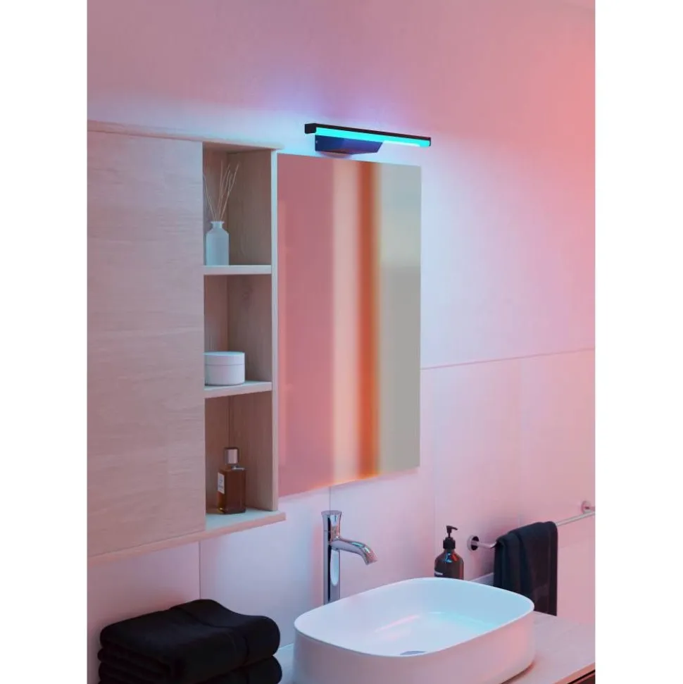 LED-peilivalaisin Eglo Regello-z connect.z 60cm, säädettävä värilämpötila, himmennettävä, IP44, seinään tai peilikaapin päälle