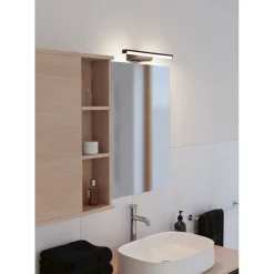 LED-peilivalaisin Eglo Regello-z connect.z 60cm, säädettävä värilämpötila, himmennettävä, IP44, seinään tai peilikaapin päälle