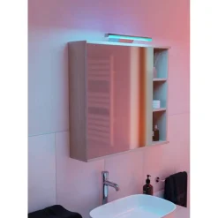 LED-peilivalaisin Eglo Regello-z connect.z 60cm, säädettävä värilämpötila, himmennettävä, IP44, seinään tai peilikaapin päälle