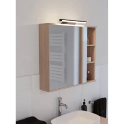 LED-peilivalaisin Eglo Regello-z connect.z 60cm, säädettävä värilämpötila, himmennettävä, IP44, seinään tai peilikaapin päälle
