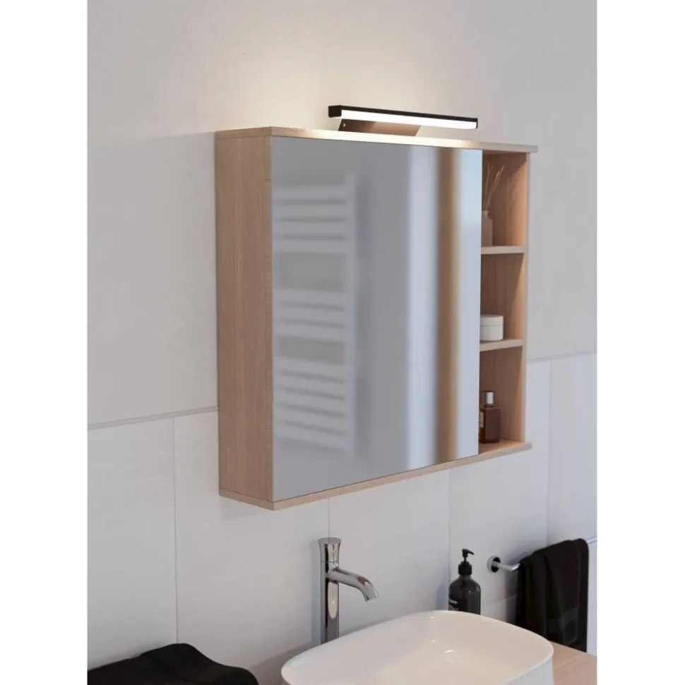 LED-peilivalaisin Eglo Regello-z connect.z 60cm, säädettävä värilämpötila, himmennettävä, IP44, seinään tai peilikaapin päälle