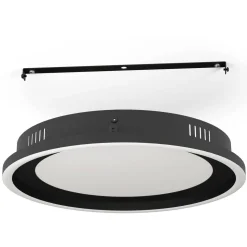 LED-Plafondi Eglo Calagrano Ø38cm värivaihto + kaukosäädin musta/valkoinen