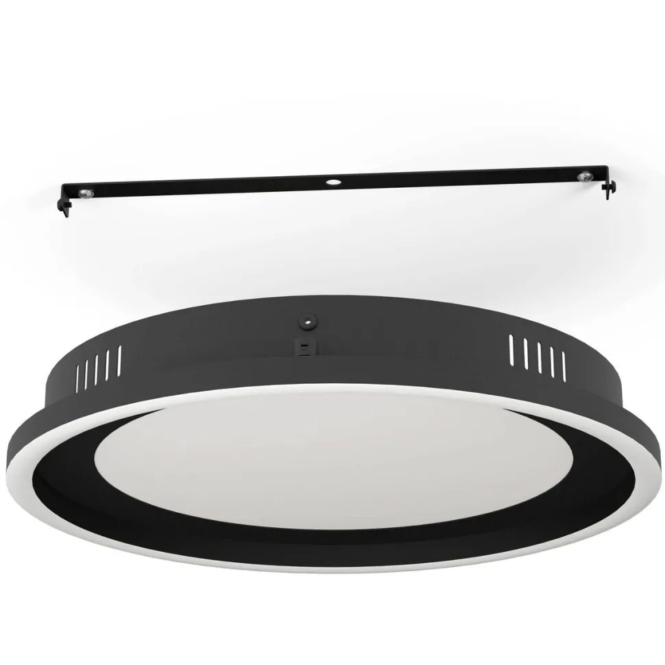 LED-Plafondi Eglo Calagrano Ø38cm värivaihto + kaukosäädin musta/valkoinen