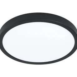 LED-Plafondi Eglo Fueva 5 4000K musta pyöreä pinta-asennettava vaihdettava LED eri kokoja