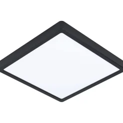 LED-Plafondi Eglo Fueva 5 28,5x28,5cm 4000K musta pinta-asennettava vaihdettava LED
