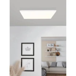 LED-Plafondi Eglo Trupiana kaukosäädin RGBW valkoinen eri kokoja