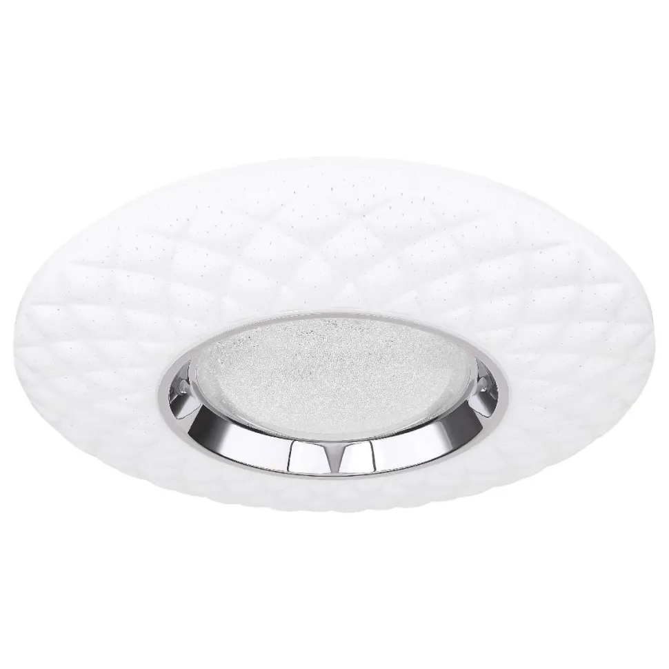 LED-plafondi Globo Magnifique Ø49cm 30W himmennettävä valkoinen