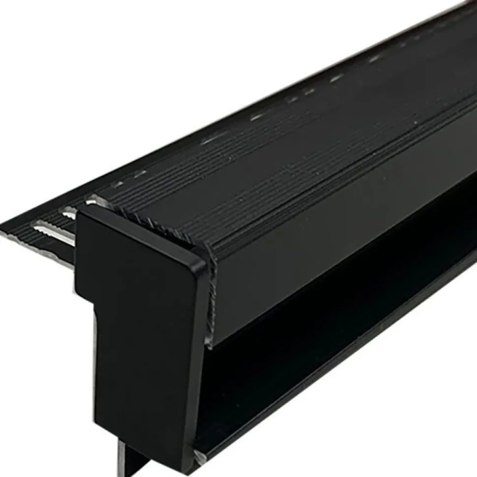 LED-porraslistan päätypala Euroshrink FD-306A, alumiini, eri värejä