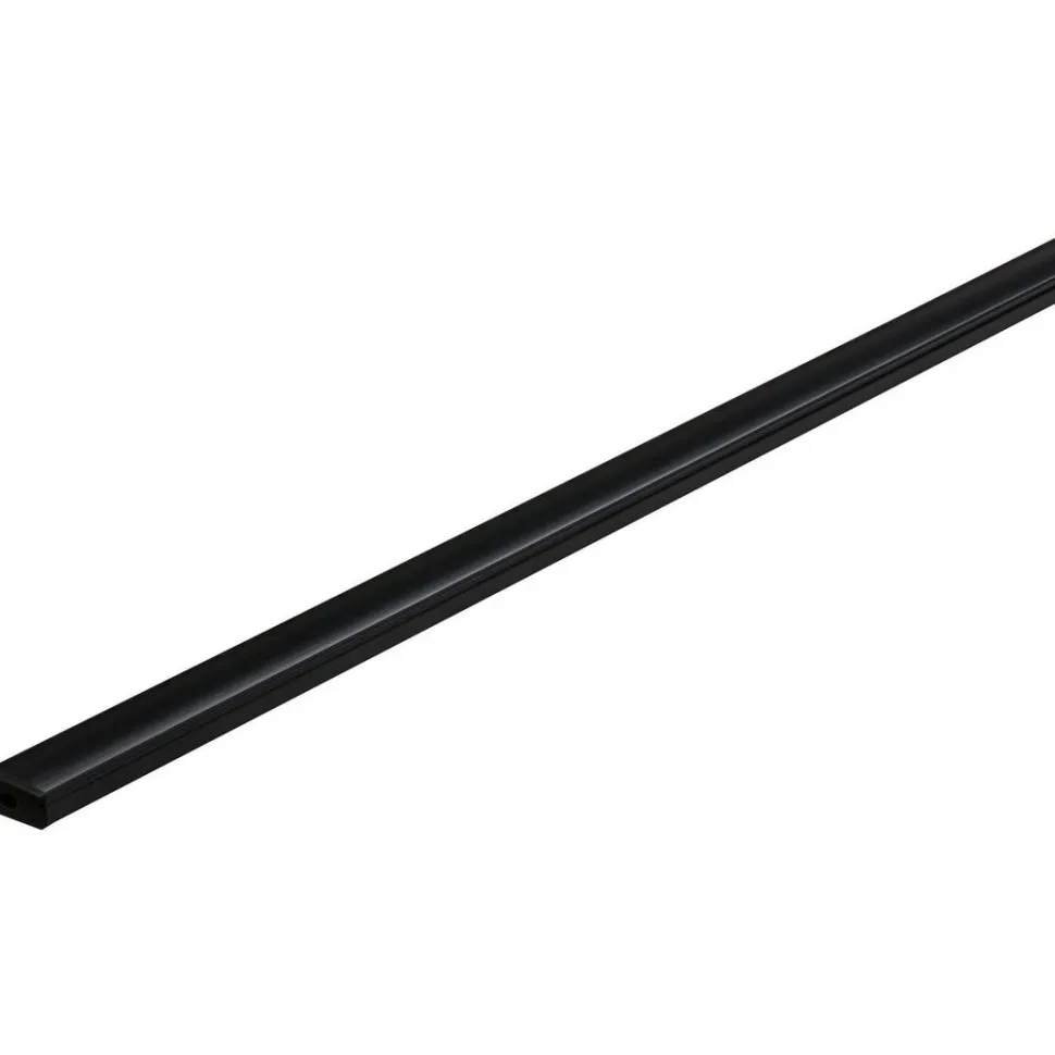 LED-profiili diffuusorilla Paulmann Base, musta, eri kokoja