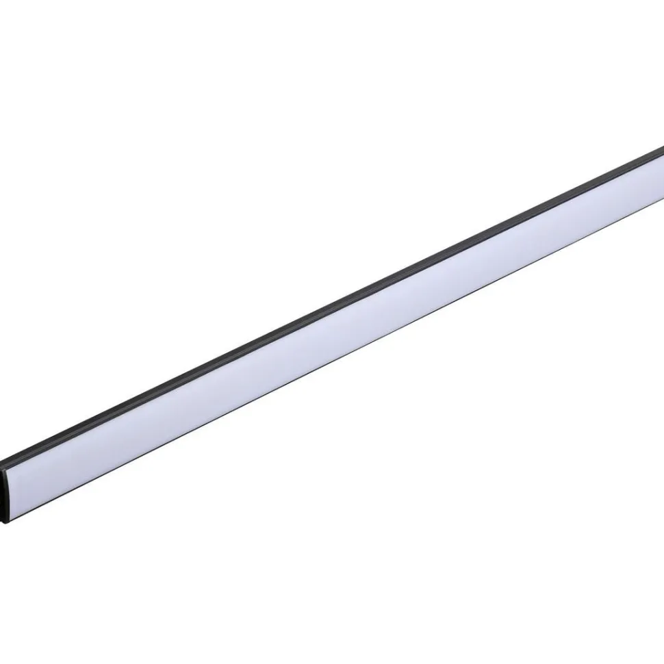 LED-profiili diffuusorilla Paulmann Base White, musta/valkoinen, eri kokoja