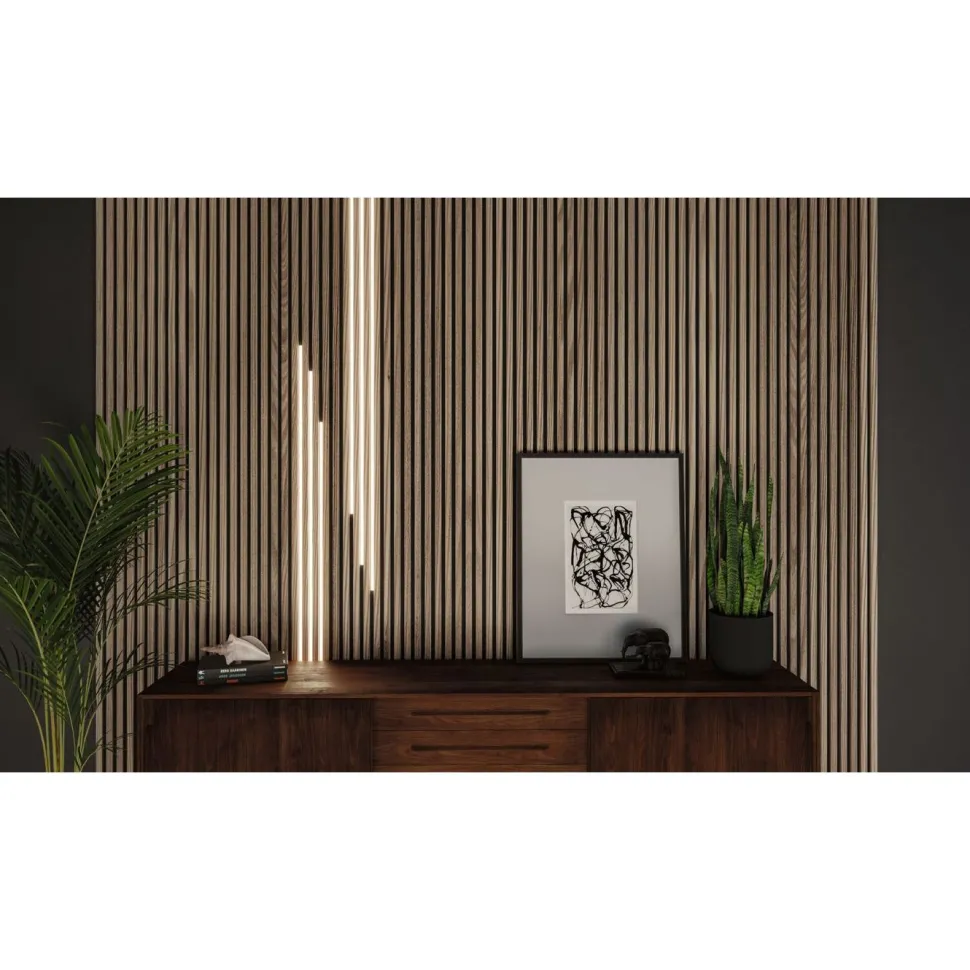 LED-profiili diffuusorilla Paulmann Base White, musta/valkoinen, eri kokoja