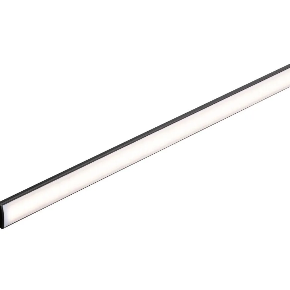 LED-profiili diffuusorilla Paulmann Base White, musta/valkoinen, eri kokoja
