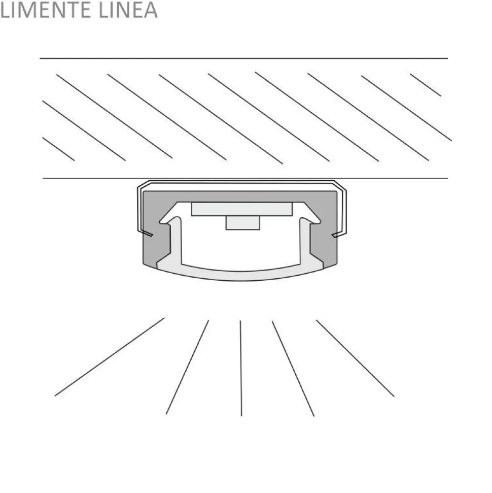 LED-profiili Limente Linea, 24V, 3000K