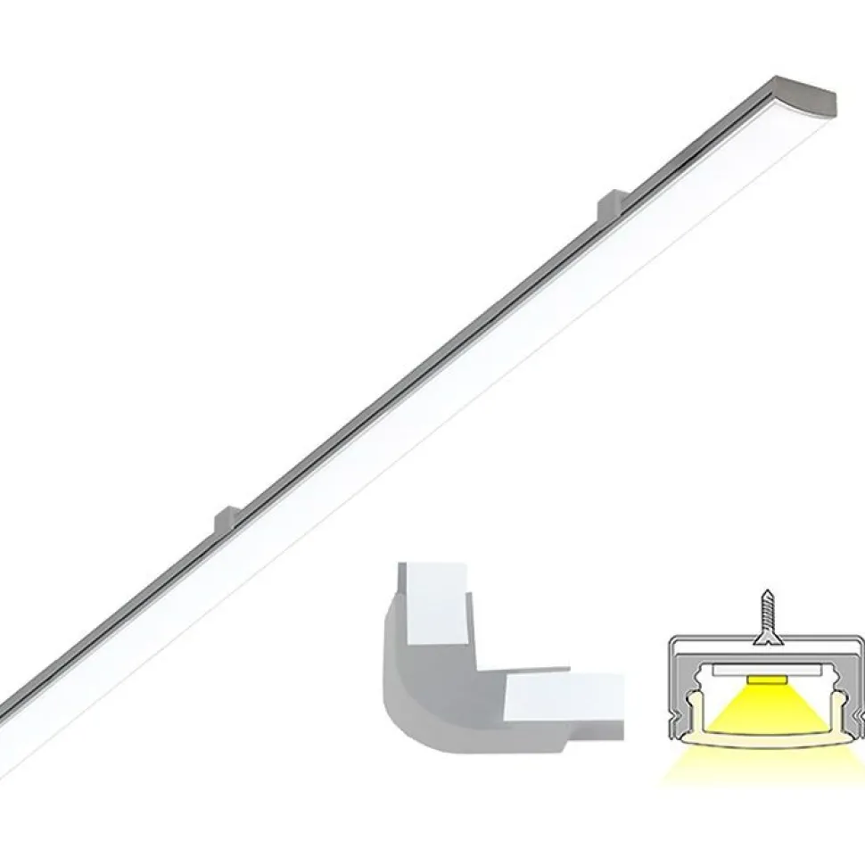 LED-profiili Limente Linea, 24V, 3000K