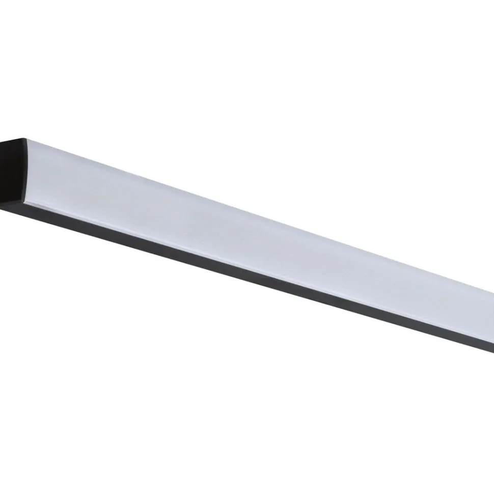 LED-profiili Paulmann Square, musta/valkoinen, eri kokoja