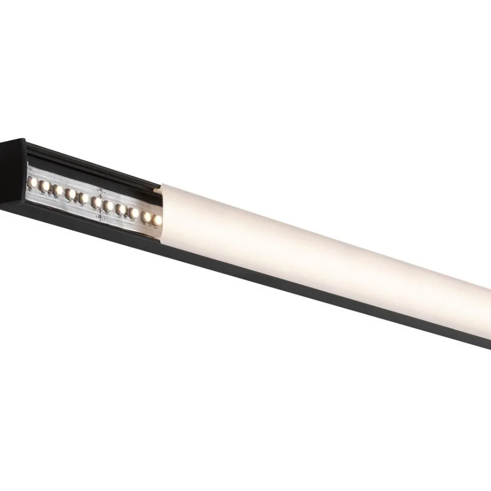LED-profiili Paulmann Square, musta/valkoinen, eri kokoja
