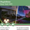 LED-puutarhaspotti Paulmann Plug & Shine maapiikki IP65 3000K 3.5W musta