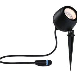 LED-puutarhaspotti Paulmann Plug & Shine Kikolo, Smart Home Zigbee 3.0, IP65, RGBW+, antrasiitti