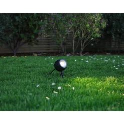 LED-puutarhaspotti Paulmann Plug & Shine Kikolo, Smart Home Zigbee 3.0, IP65, säädettävä värilämpötila, antrasiitti