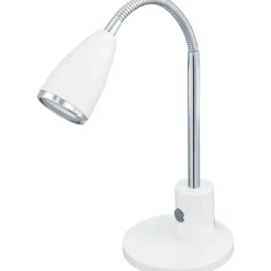 LED-pöytävalaisin Fox 320 mm valkoinen/kromi