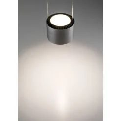 LED-riippuvalaisin Paulmann Aldan, 2700K, himmennettävä, musta/harjattu alumiini