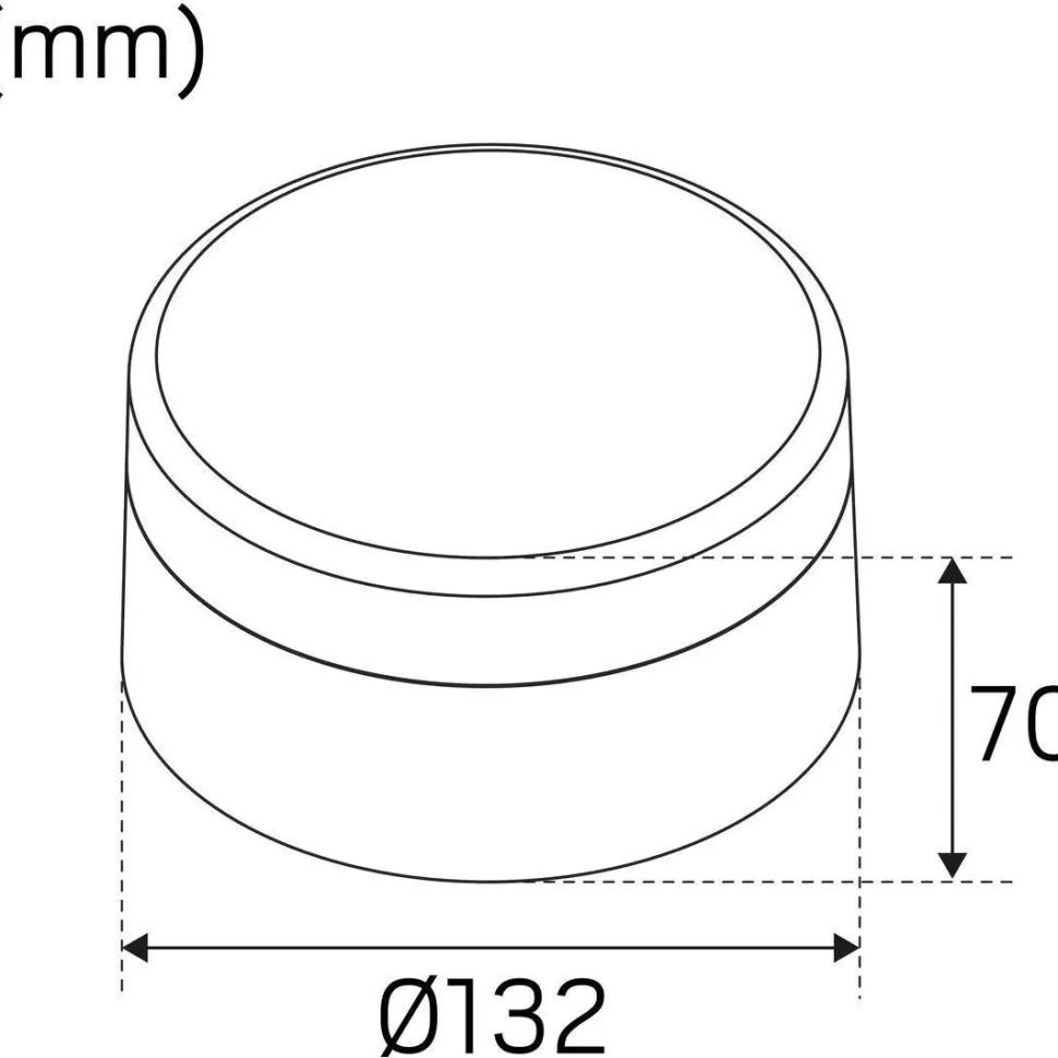 LED-saunavalaisin Hide-a-lite Heatwall 2700K teräs