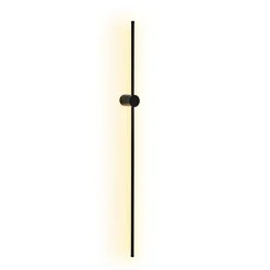 LED-seinävalaisin Linento Lighting Wible 121 cm musta