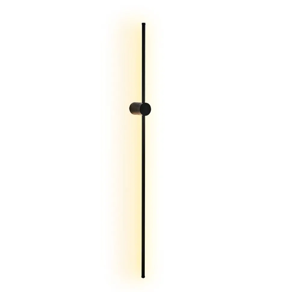 LED-seinävalaisin Linento Lighting Wible 121 cm musta