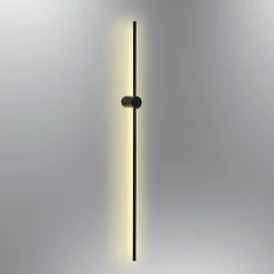 LED-seinävalaisin Linento Lighting Wible 121 cm musta