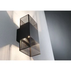 LED-seinävalaisin Paulmann Tharin, 120x104mm, IP44, 3000K, 2x3.7W