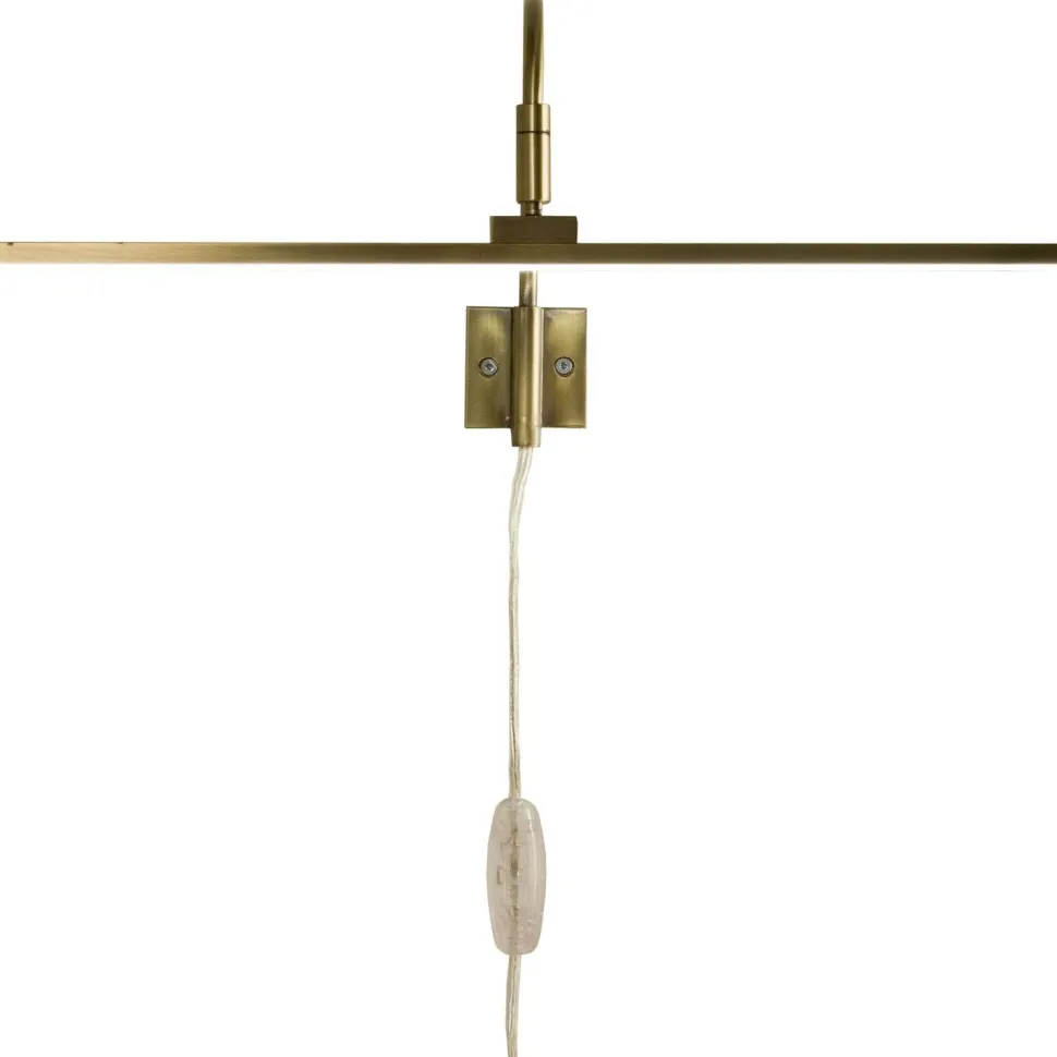LED-tauluvalaisin Aneta Lighting Miro antiikkimessinki
