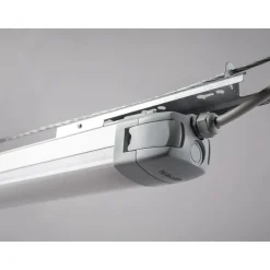 LED-teollisuusvalaisin Hide-a-lite Liteline 1200 S tunnistimella IP65 vaaleanharmaa