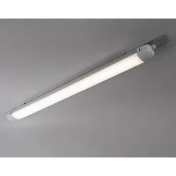 LED-teollisuusvalaisin Hide-a-lite Liteline 1500 S tunnistimella IP65 vaaleanharmaa