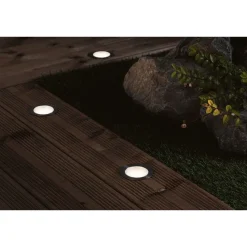 LED-terassivalaisin Paulmann Plug & Shine Floor, Smart Home Zigbee 3.0, IP67, RGBW+, 2W, rst