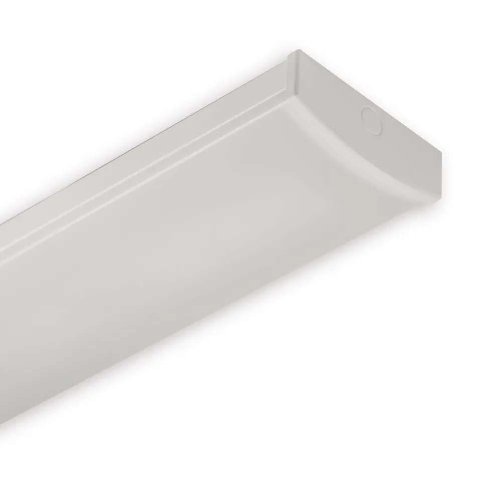 LED-tunnistinvalaisin Ensto Monix Slim AMSLR12O 55W/840 RAD 1198 mm IP44 valkoinen