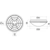 LED-tunnistinvalaisin Titan ATR100LED IP44 18W/840 RAD