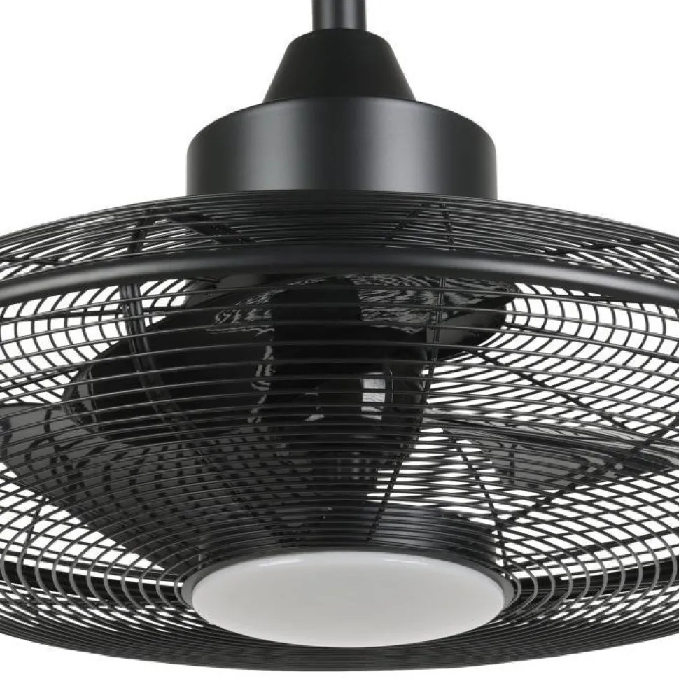 LED-tuuletinvalaisin Eglo Igeldo, musta