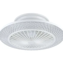 LED-tuuletinvalaisin Eglo Malinska, valkoinen