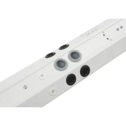 LED-työpistevalaisin Airam Handy 450, 5W/830/840, 450x74mm, 2-osainen pistorasia+kytkin, IP21, valkoinen/opaali