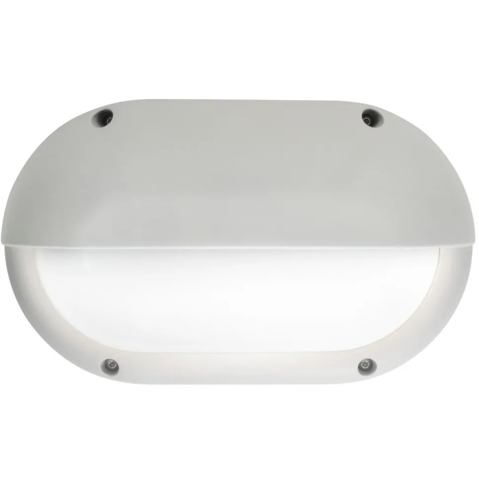 LED-ulkoseinävalaisin Airam Cestus Horizontal Eye max 100W E27 165x270x110 mm IP65 valkoinen/opaali