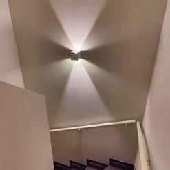 LED-ulkoseinävalaisin FTLIGHT Iina 2x5W eri valonvärejä 570lm säädettävä keila musta