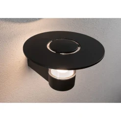 LED-ulkoseinävalaisin liiketunnistimella Paulmann Sienna, IP44, 3000K, korroosionkestävä, antrasiitti