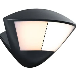 LED-ulkoseinävalaisin Paulmann Skyla Smart Home Zigbee 3.0 226x164mm 2200K-3000K 10W 840lm hämäräohjattu liiketunnistin IR antrasiitti