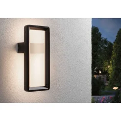 LED-ulkoseinävalaisin Paulmann Reana 176x107mm 3000K 2x3W 2x130lm hämäräohjattu liiketunnistin HF antrasiitti